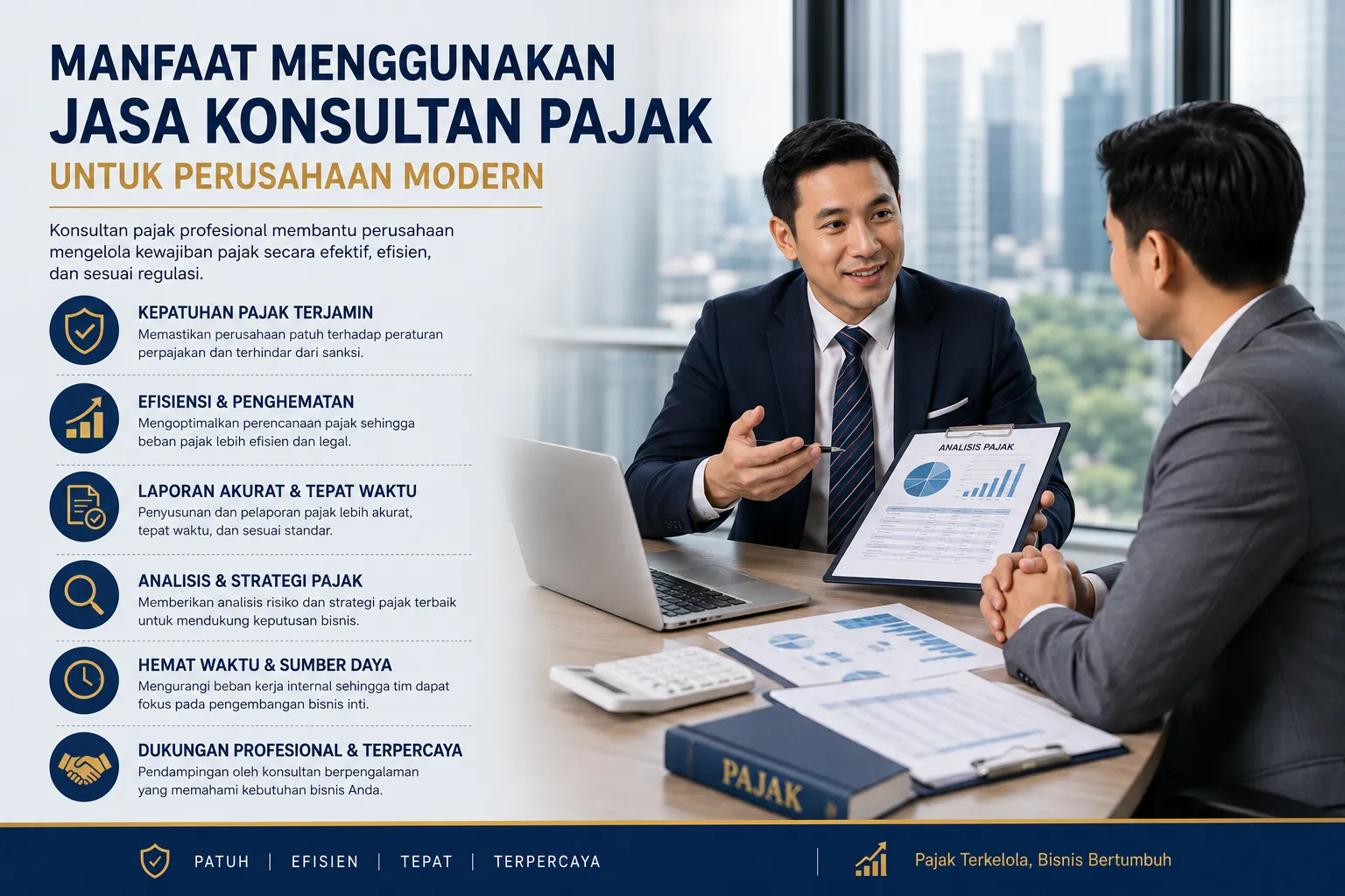 Manfaat menggunakan jasa konsultan pajak
