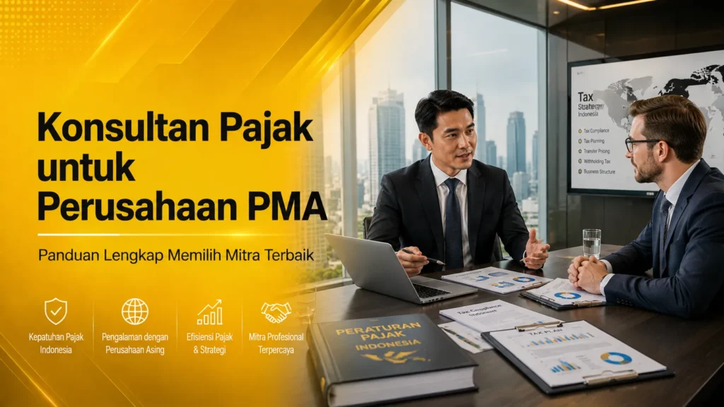 Konsultan Pajak untuk Perusahaan PMA memberikan konsultasi perpajakan kepada investor